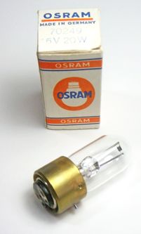 Osram 70249 6V 20W bulb for Wild microscopes